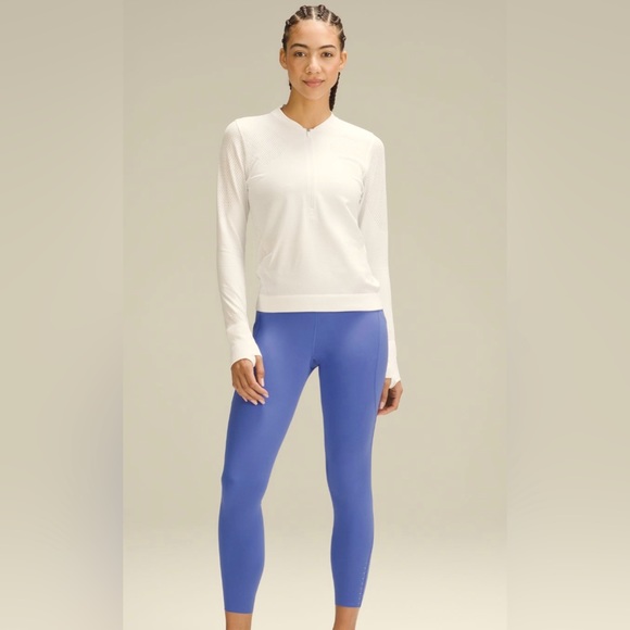 SOLD! NWT LULULEMON FAST AND FREE HR LEGGINGS WITH POCKETS | WILD INDIGO - Picture 2 of 12